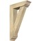 Ekena Millwork Traditional Traditional Rough Sawn Bracket w/ Offset Brace, Douglas Fir, 6"W x 20"D x 32"H BKT0604X20X32TRA01RDF - alternate 1